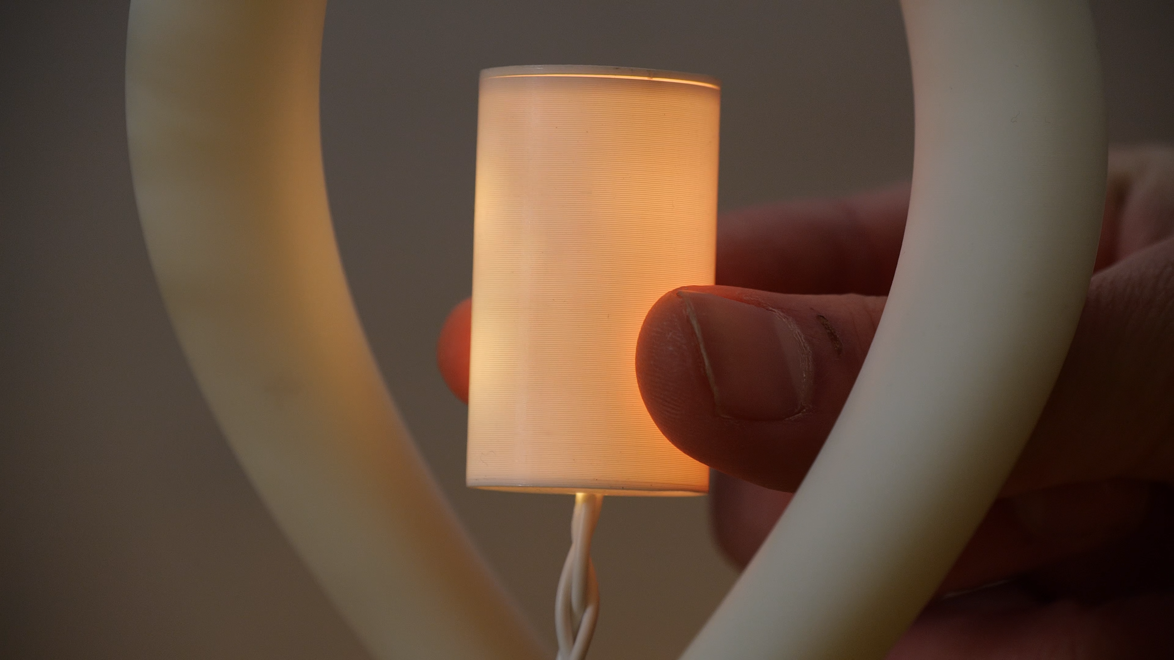 Detailed underside of the Levitating Lamp